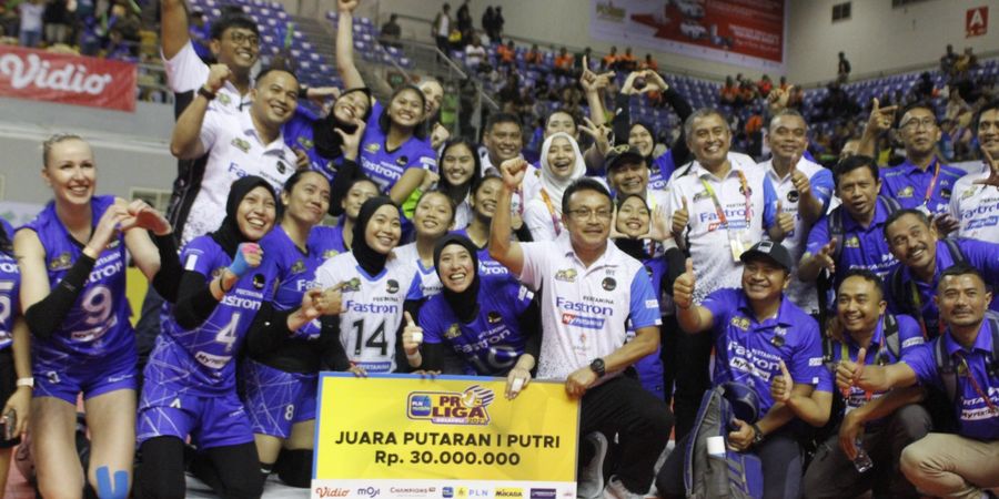 Proliga 2023 - Jakarta Pertamina Fastron Sukses Rebut Gelar Juara di Putaran Pertama