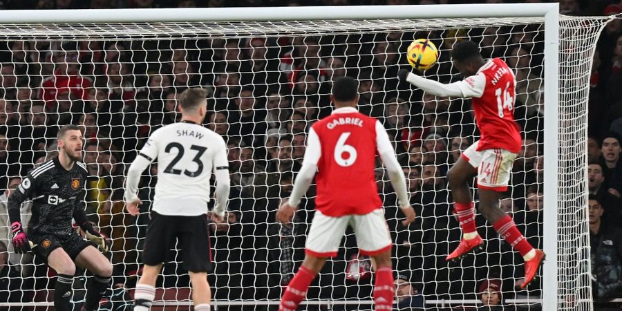 Hasil Liga Inggris - Tuntaskan Perlawanan Sengit Manchester United, Arsenal Menang Berkat Brace Eddie Nketiah