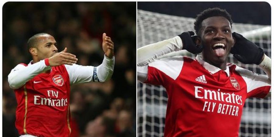 Sejak Pakai Nomor 14 di Arsenal, Eddie Nketiah Menjelma Thierry Henry