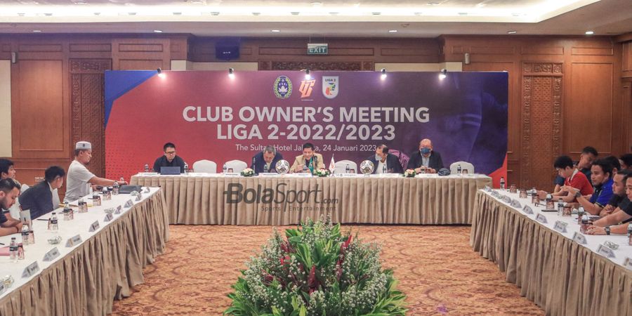 PT LIB Gelar Rapat Bersama Klub Liga 2, Sriwijaya FC Dipastikan Tidak Hadir