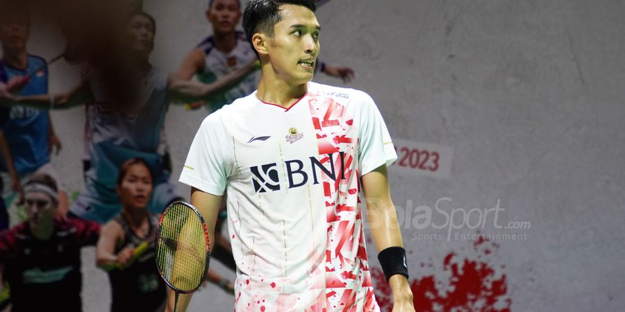 Hasil Indonesia Masters 2023 - Maaf Shesar, Jonatan Masih Terlalu Kuat 