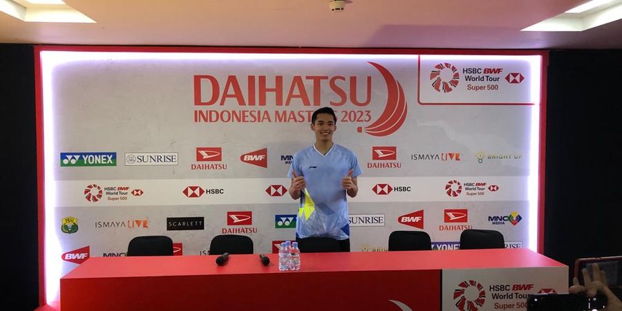 Indonesia Masters 2023 - Tembus Semifinal, Jonatan Siap Hadapi Penakluk Ginting