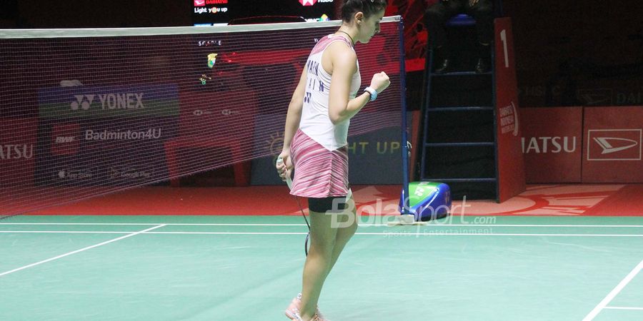 Hasil Hong Kong Open 2023 - Diteror Underdog, Carolina Marin Nyaris Jadi Tumbal Laga Buta