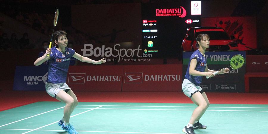 Hasil Final Indonesia Open 2023 - Hadirkan Reli Ratusan Pukulan, Dominasi Ganda Putri Jepang Runtuh