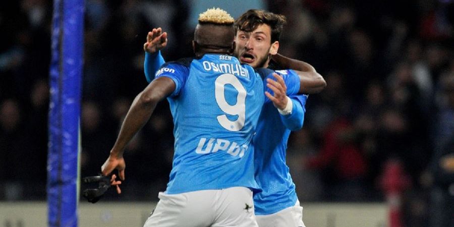 Hasil Liga Italia - Napoli 2-1 AS Roma, Duet Osimhen-Kvaratskhelia Makin Gacor, Giovanni Simeone Jadi Pahlawan Kemenangan I Partenopei