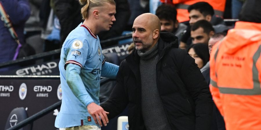 Man City Vs RB Leipzig - Kritik Pedas Pep Guardiola untuk Erling Haaland