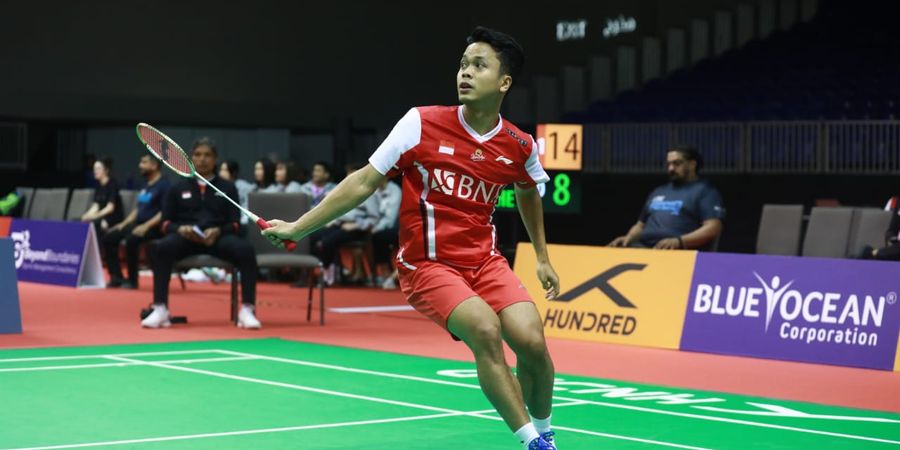 Kejuaraan Beregu Campuran Asia 2023 - Digulung Anthony Ginting, Pemain Libanon Tetap Senang