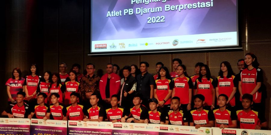 PB Djarum Beri Bonus Lebih Dari Rp 365 Juta kepada 35 Atlet, Termasuk Dejan/Gloria