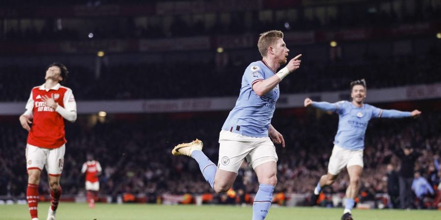 Hasil Liga Inggris - Tumbangkan Arsenal, Manchester City Sukses Kudeta Puncak Klasemen