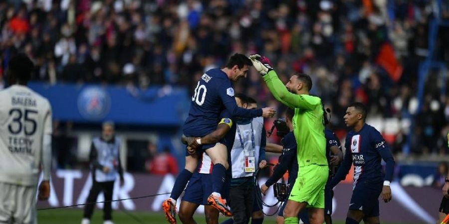 PSG vs Lille - Akhirnya Lionel Messi Cetak Gol Langka Lagi