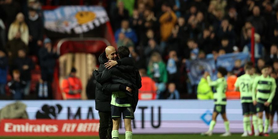 Pep Guardiola Sebut Manchester City Tidak Siap Bahas Treble Winner