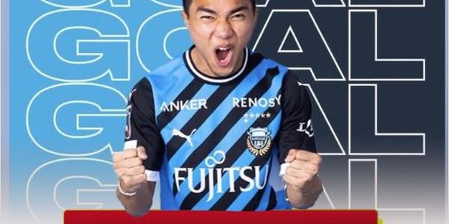 Chanathip Songkrasin Cetak Gol Perdana untuk Kawasaki Frontale Musim Ini