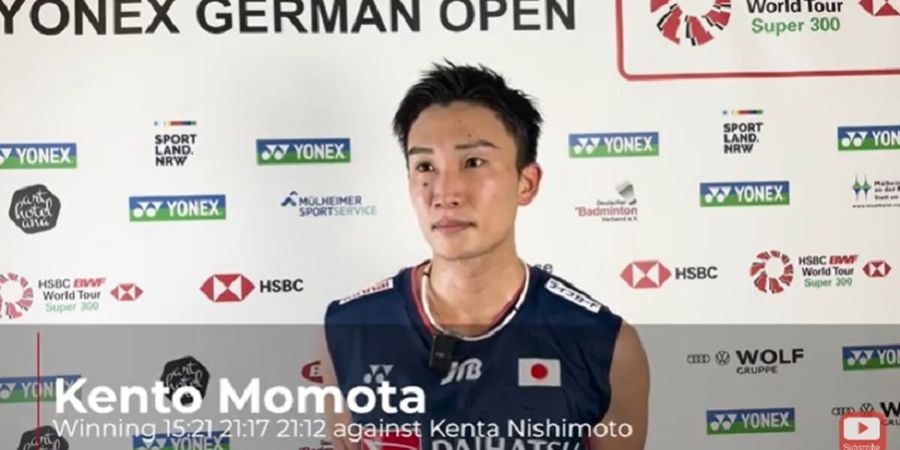 German Open 2023 - Motivasi Kento Momota Kembali, Siap Incar Kemenangan Lagi