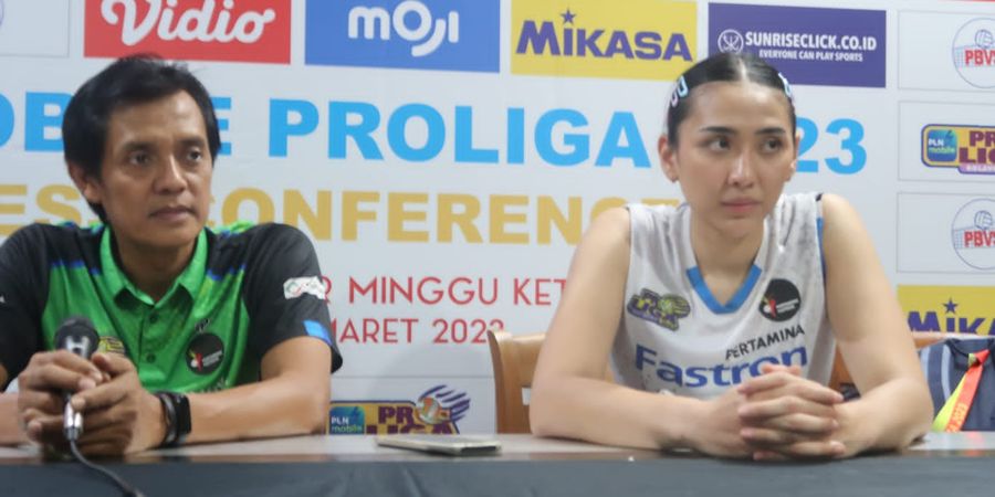 Proliga 2023 - Nyaris Kejutkan Bandung bjb, Yolla Yuliana Apresiasi Daya Juang Pemain Muda Jakarta Pemain Fastron