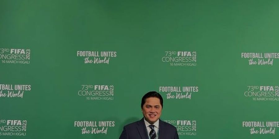 Ucapkan Selamat kepada Gianni Infantino, Erick Thohir Harap FIFA Terus Bantu Kemajuan Sepak Bola Indonesia