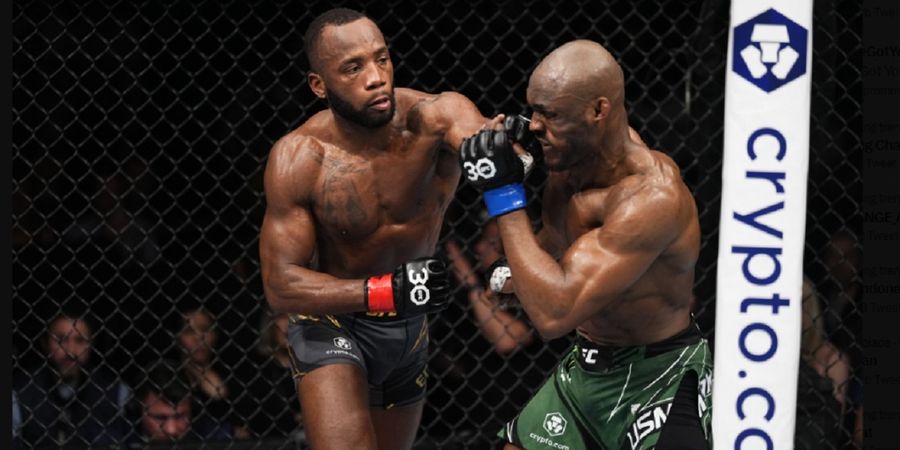 Hasil UFC 286 - Kamaru Usman Agresif tapi Leon Edwards Tetap Juaranya