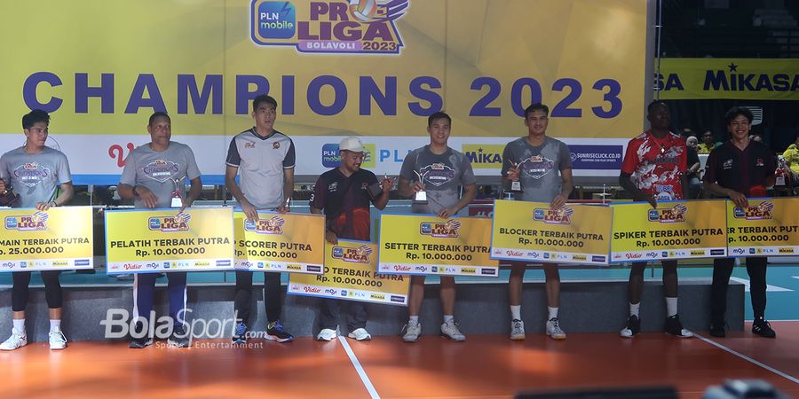 Bersinar Kala Tim sedang Remuk, Rivan Nurmulki Sabet Gelar Top Skor Proliga 2023