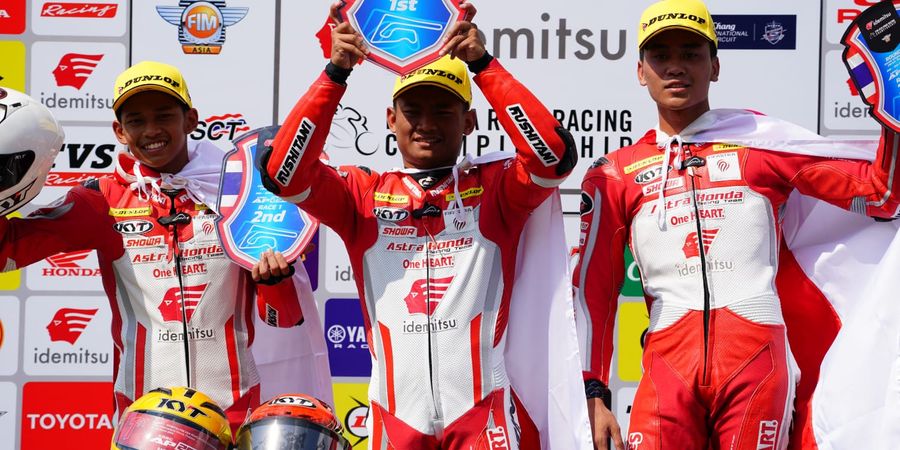 Hasil ARRC Indonesia 2023 - Dipimpin Herjun Atna, Indonesia Full Senyum di AP250