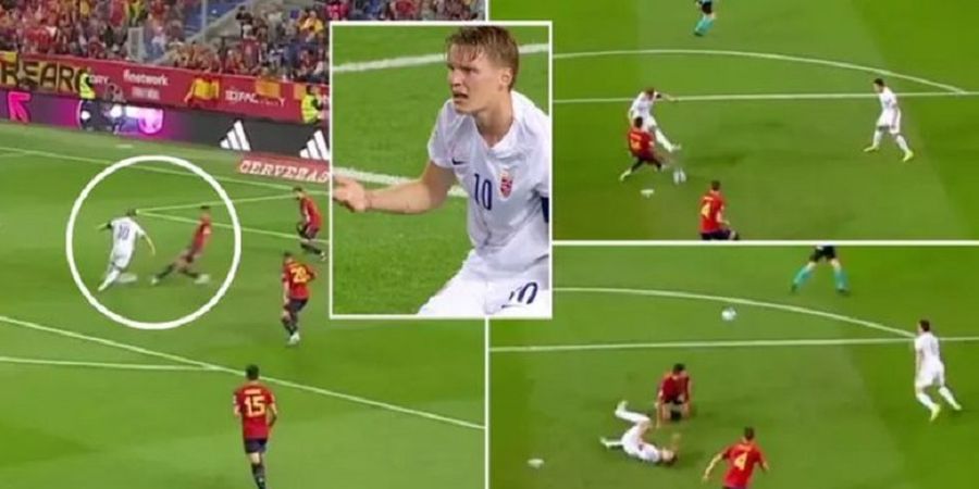 VIDEO - Martin Odegaard Dapat Tekel Horor dari Rodri, Pendukung Arsenal Ngamuk