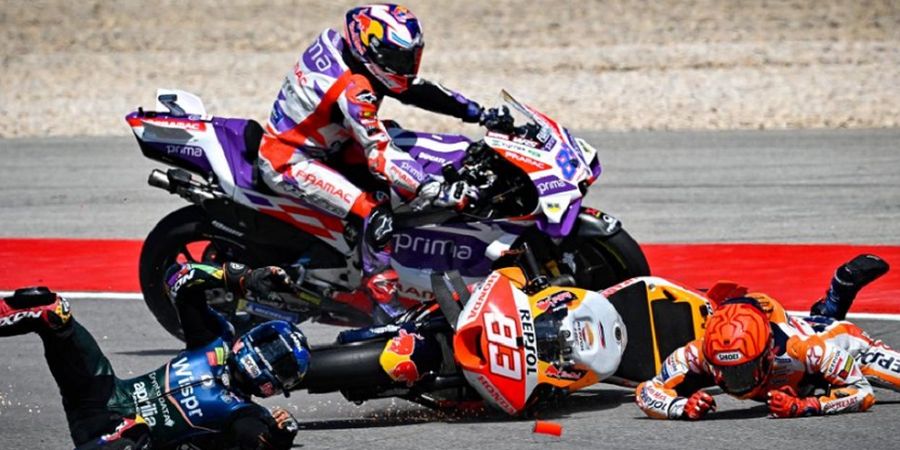 MotoGP Portugal 2024 - Nostalgia Insiden Pedih, Marc Marquez Terancam Tidak Boleh Balapan Usai Tabrak Miguel Oliveira