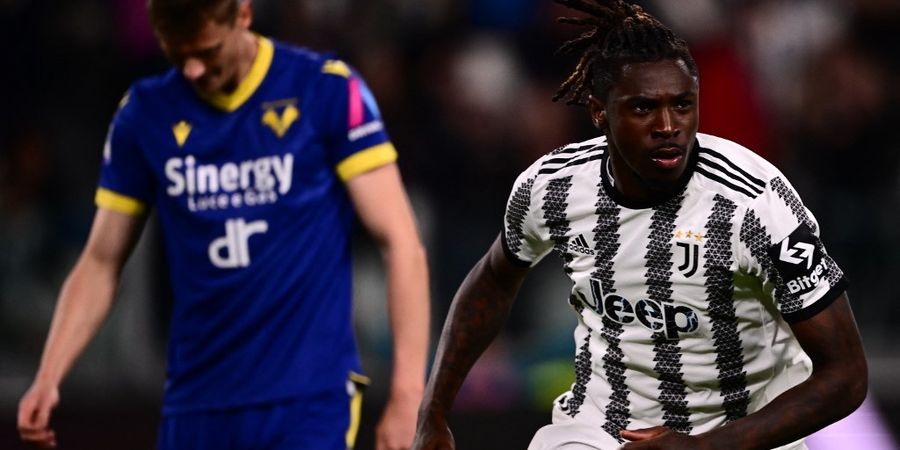 Hasil Liga Italia - Juventus Makin Cinta 1-0, Gol Moise Kean Hajar Verona