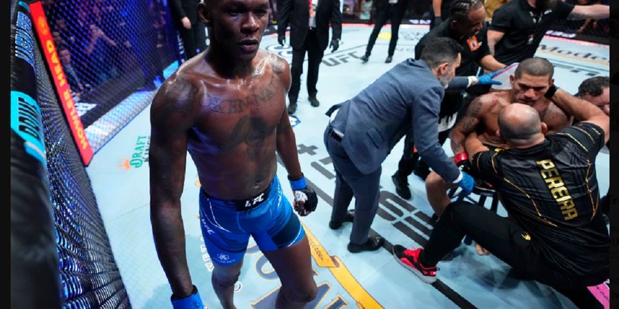 Hasil UFC 287 - Takhta Kembali, Amuk Adesanya Tumbangkan Rival Abadi