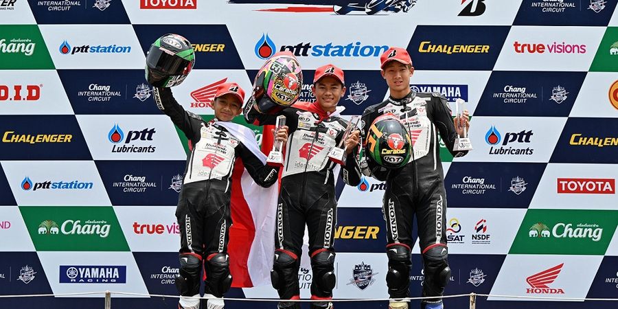 Pembalap Binaan Astra Honda Tampil Gemilang di Thailand Talent Cup 2023