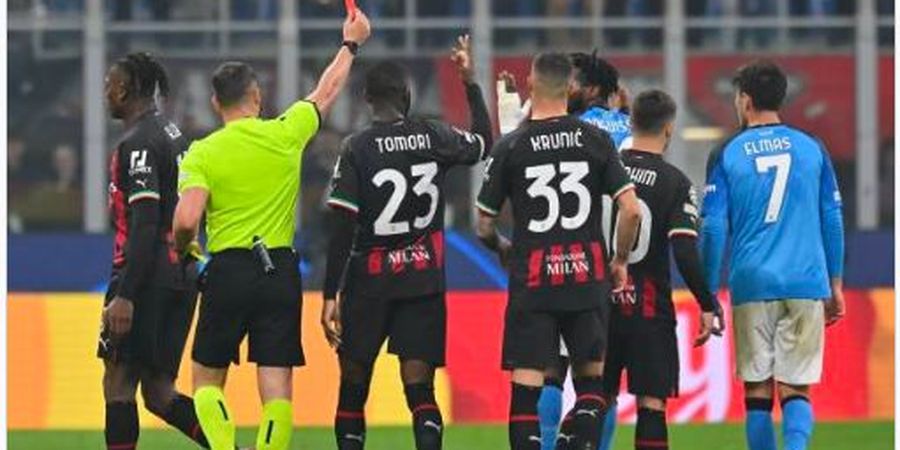 Wasit Jadi Sorotan, Kapten AC Milan dan Pelatih Napoli Ungkap Kekesalan