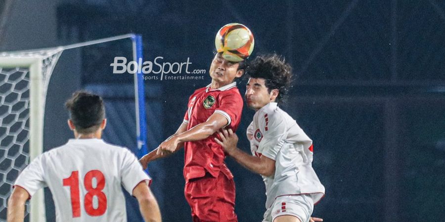 Lini Depan Tumpul, Timnas U-22 Indonesia Ditahan Lebanon di Babak Pertama