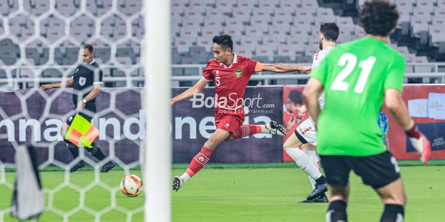 Hasil Uji Coba - Unggul Dahulu, Timnas U-22 Indonesia Kalah dari Lebanon
