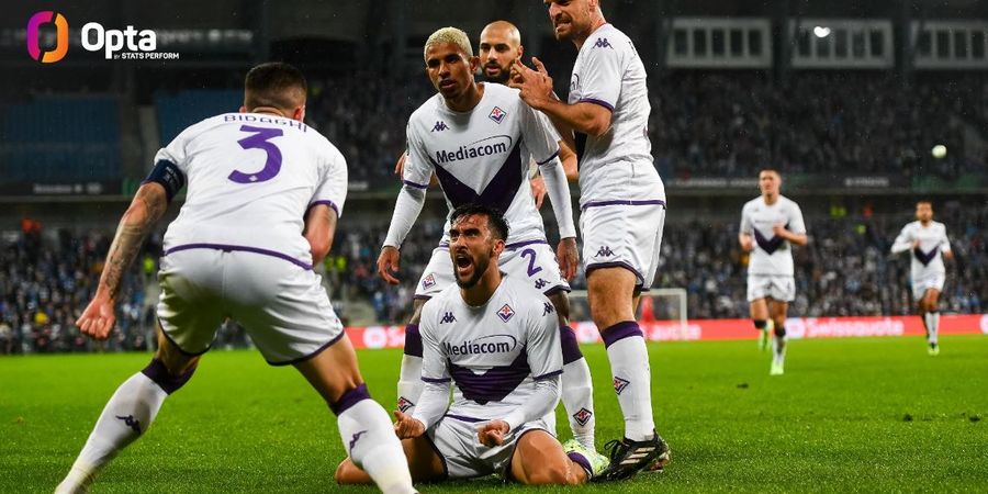 Hasil Lengkap UEFA Conference League - Fiorentina Samai Rekor AC Milan, Wakil Inggris Gagal Menang