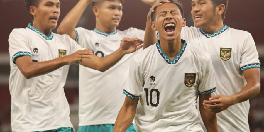 Beckham Putra Bawa Timnas U-22 Indonesia Unggul atas Lebanon di Babak Pertama