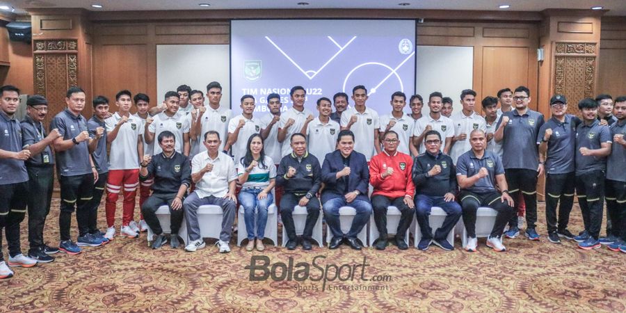 Erick Thohir Akui Terharu Saat Temui Skuad Timnas U-22 Indonesia untuk SEA Games 2023