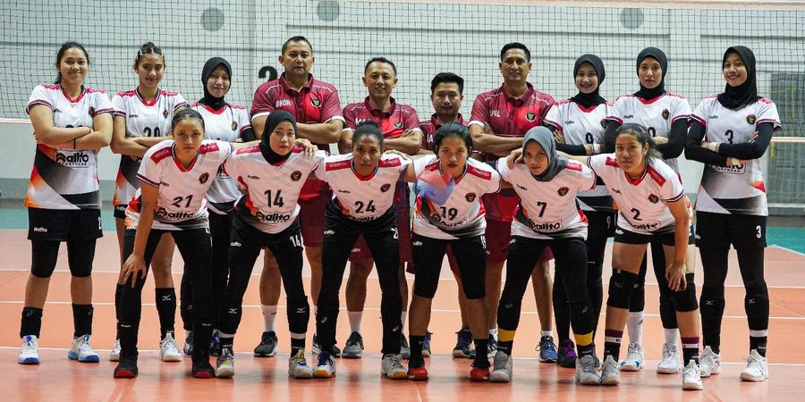 SEA Games 2023 - Tim Voli Putri Indonesia Tetap Bawa 14 Pemain meski yang Bertanding 12 Orang