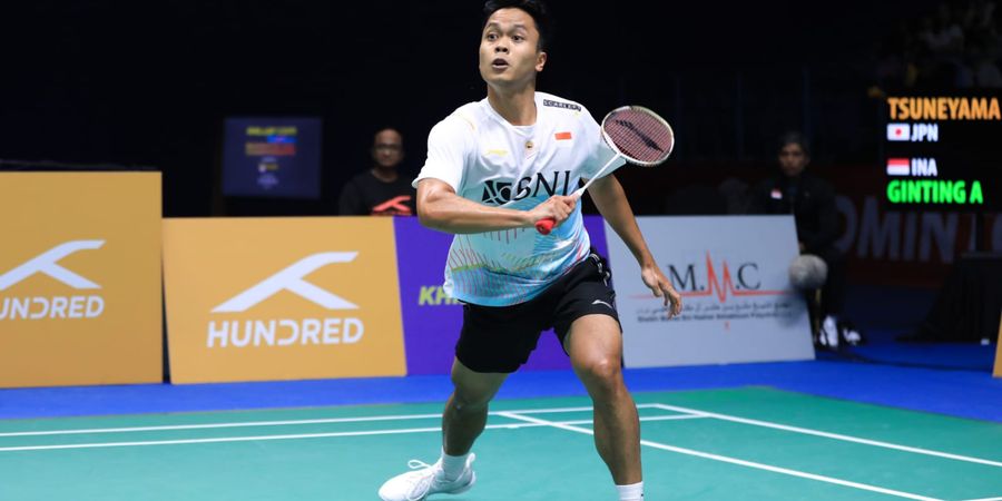  Rekap Semifinal Kejuaraan Asia 2023 - Anthony Jadi Harapan Indonesia, Hadapi Loh Kean Yew pada Final