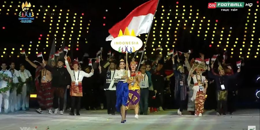 Bendera Indonesia Kembali Merah Putih di Upacara Pembukaan SEA Games 2023