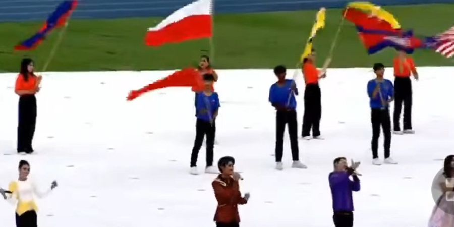 Bendera Indonesia Terbalik di Pre Show Opening Ceremony SEA Games 2023