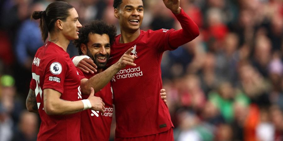 Hasil Liga Inggris - Liverpool Hajar Brentford, Mohamed Salah Cetak 100 Gol di Anfield