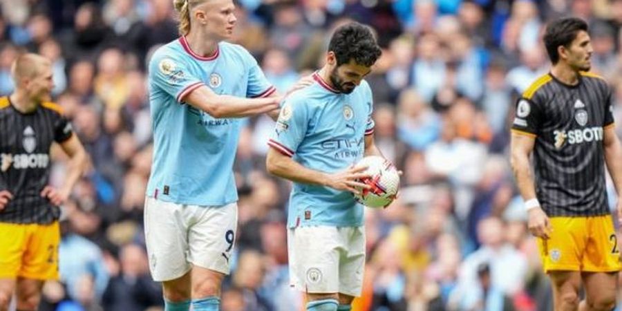 Kasih Penalti ke Ilkay Guendogan, Erling Haaland Bikin Pep Guardiola Murka