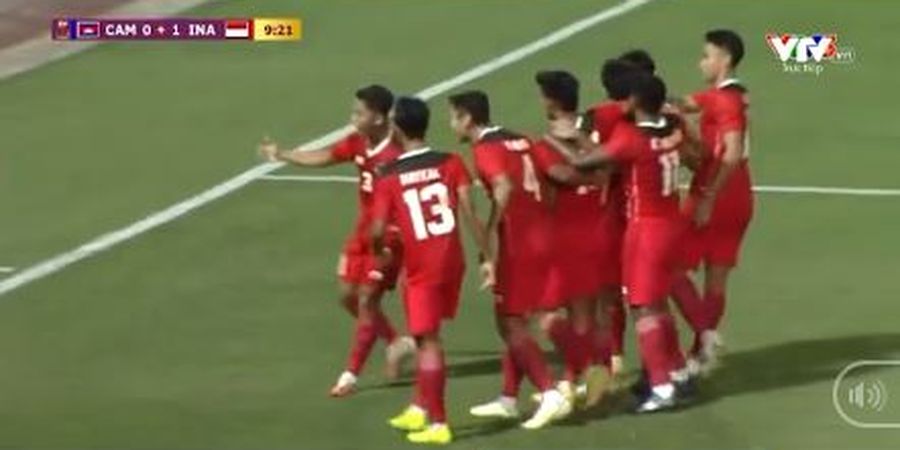 Sempat Unggul Lebih Dulu, Timnas U-22 Indonesia Ditahan Imbang Kamboja di Babak Pertama