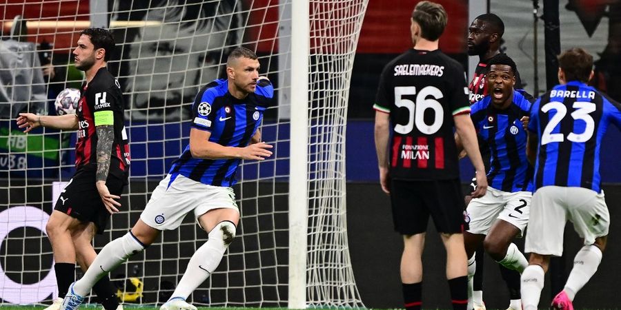 Hasil Liga Champions - Inter Milan Selangkah Menuju Final, AC Milan Rasakan Kekalahan Perdana