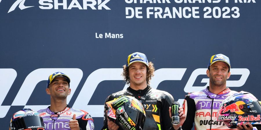 Ngomongin Marc Marquez, Ini Isi Pembicaraan para Peraih Podium di MotoGP Prancis 2023