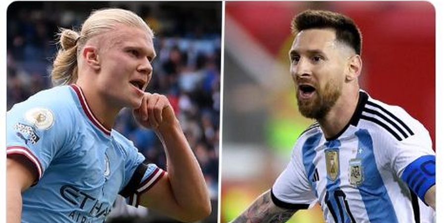 Erling Haaland Berharap Lionel Messi Segera Pensiun sehingga Dirinya Bisa Jadi Pemain Terbaik Dunia