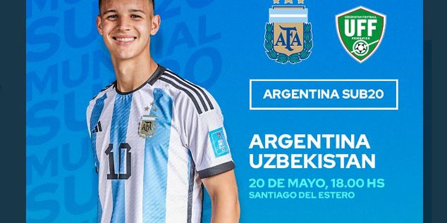 Link Live Streaming Piala Dunia U-20 2023, Matchday 1 Grup A-B  Ada Argentina Vs Uzbekistan