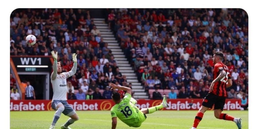 Hasil Liga Inggris - Salto Casemiro Dekatkan Man United Kembali ke Liga Champions