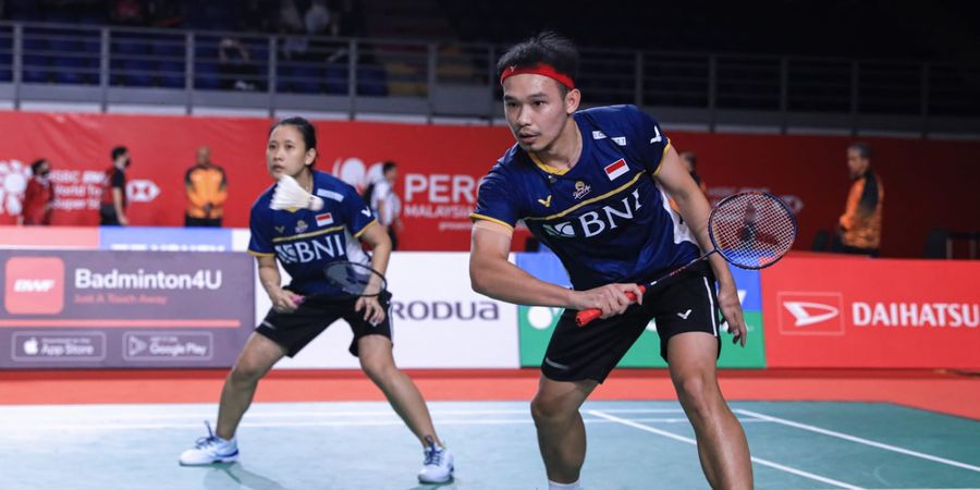 Hasil Malaysia Masters 2023 - Tikung-Menikung Tajam, Rinov/Pitha Bekuk Pasangan Senior Andalan Belanda