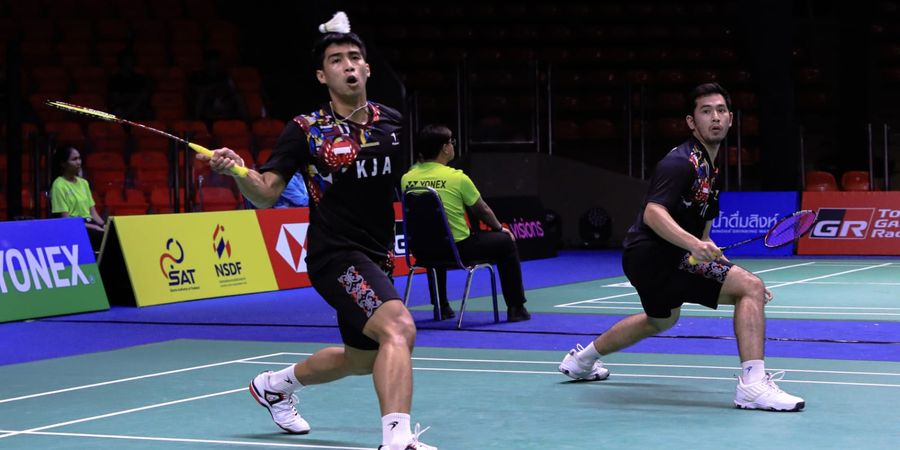 Hasil Thailand Open 2023 - Sabar/Reza Gempur Wakil Taiwan dan Melesat ke Perempat Final