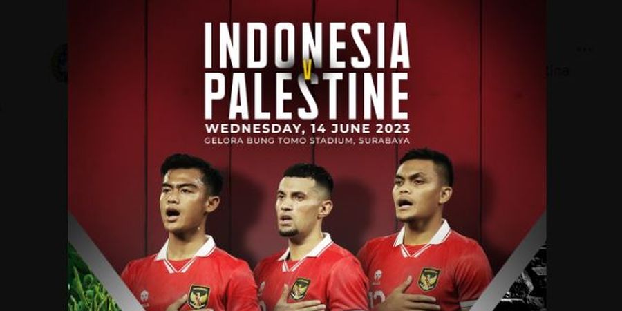 Harga Tiket Timnas Indonesia Vs Palestina, 10 Persen Hasil Penjualan untuk Bantu Rakyat Palestina