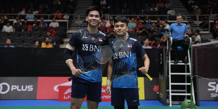 Singapore Open 2023 - Dari Cetak Sejarah Kuasai Semifinal, Ganda Putra Indonesia Dibungkam Habis