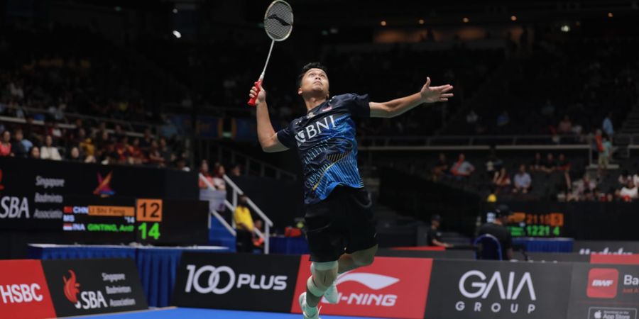 Jadwal Singapore Open 2023 - Anthony Ditantang Musuh Lama yang Tak Takut Main Badminton Lagi